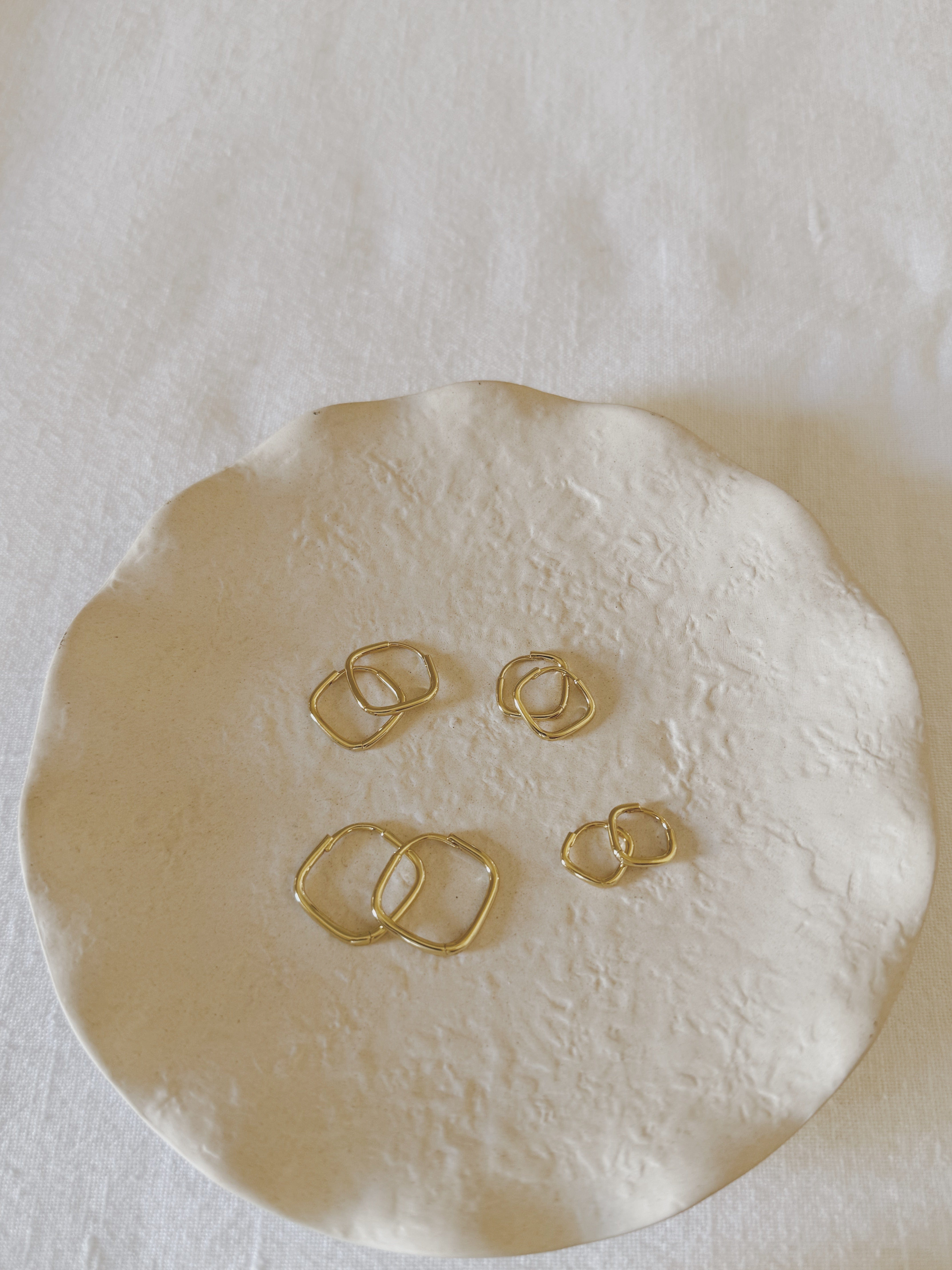 heylove PENDIENTES PENDIENTES DIAMOND HOOPS 8/10/12/15 MM