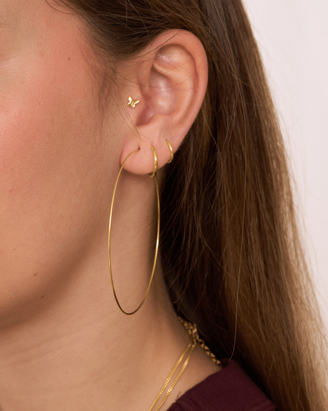 heylove PENDIENTES PENDIENTES HAILEY HOOPS