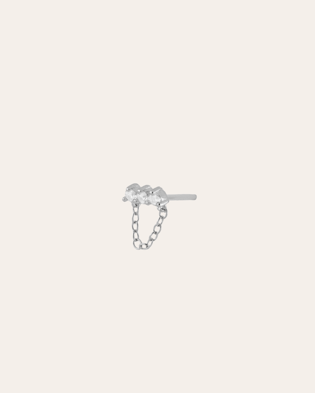 heylove PENDIENTES PENDIENTES LINE CHAIN CZ