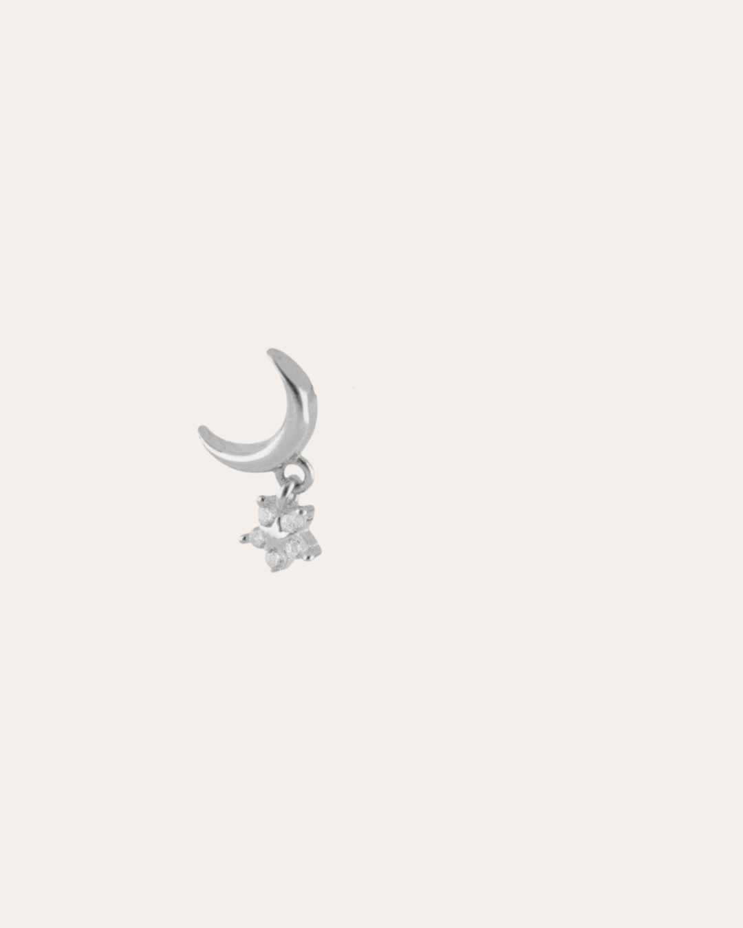 heylove PENDIENTES PENDIENTES LUNA Y ESTRELLA CZ