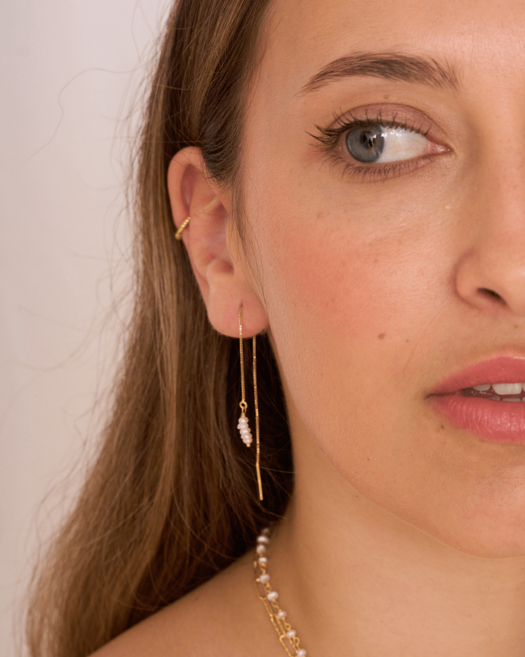 heylove PENDIENTES PENDIENTES MERMAID PERLA VENECIANA