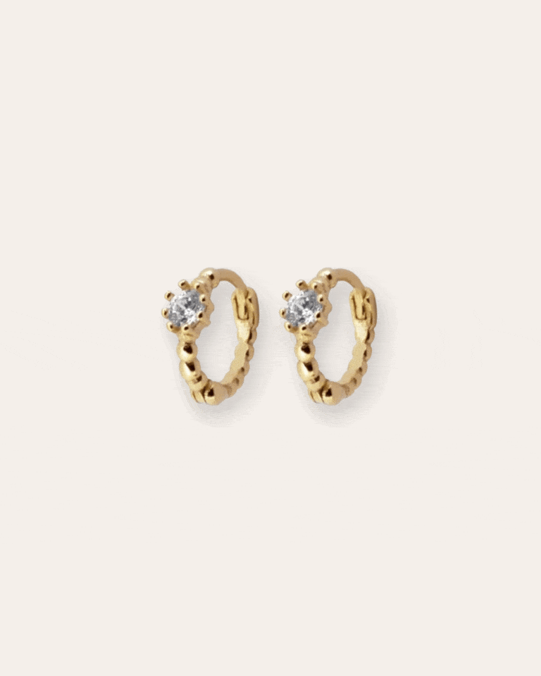 heylove PENDIENTES PENDIENTES MINI HOOPS DOT