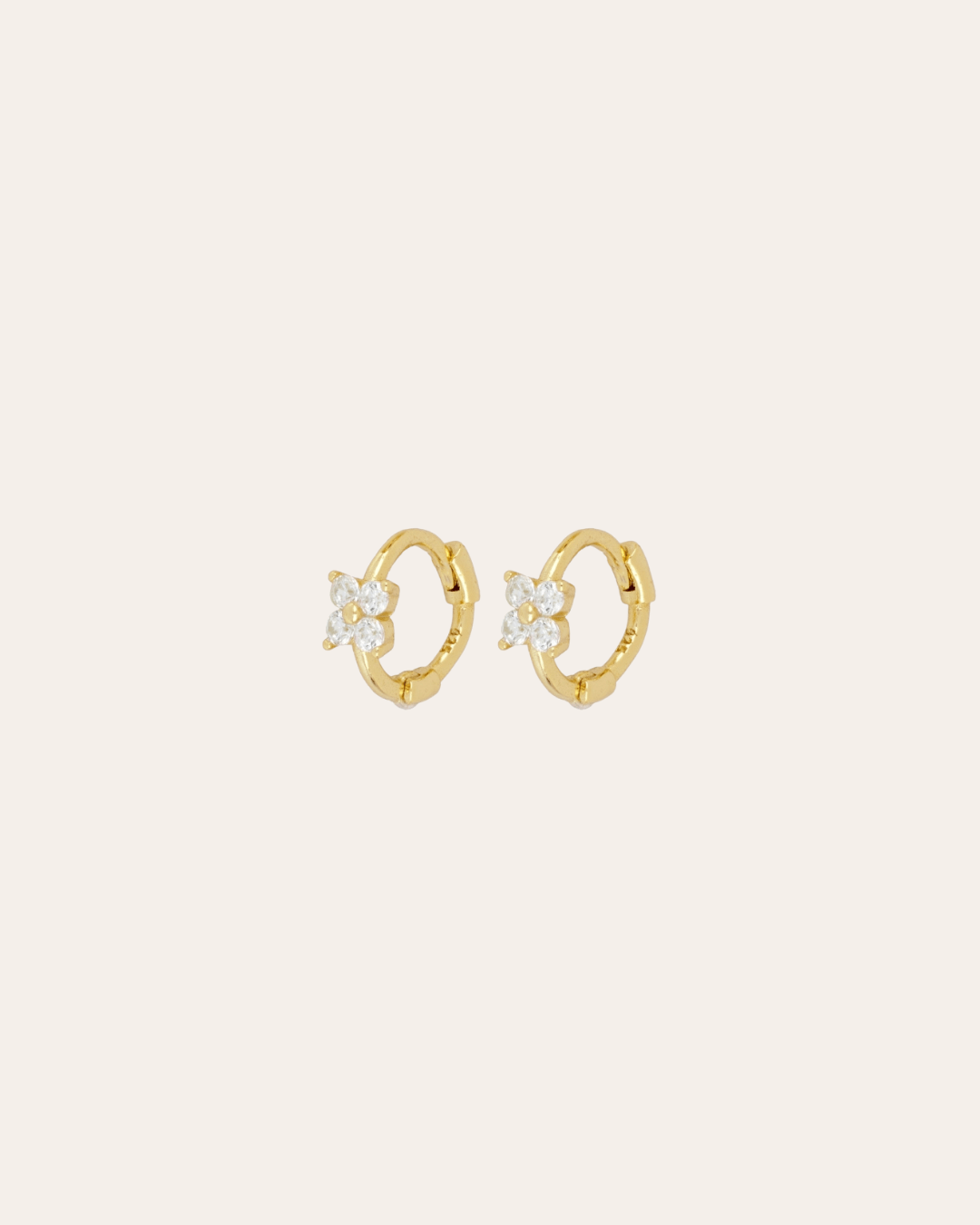 heylove PENDIENTES PENDIENTES MINI HOOPS SQUARE CZ