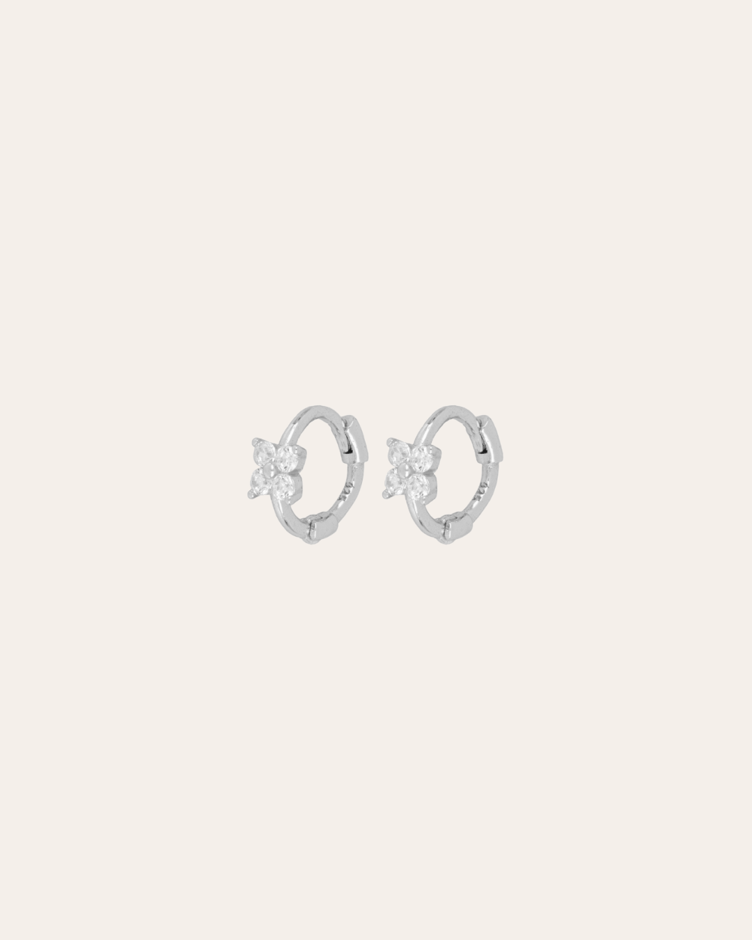 heylove PENDIENTES PENDIENTES MINI HOOPS SQUARE CZ