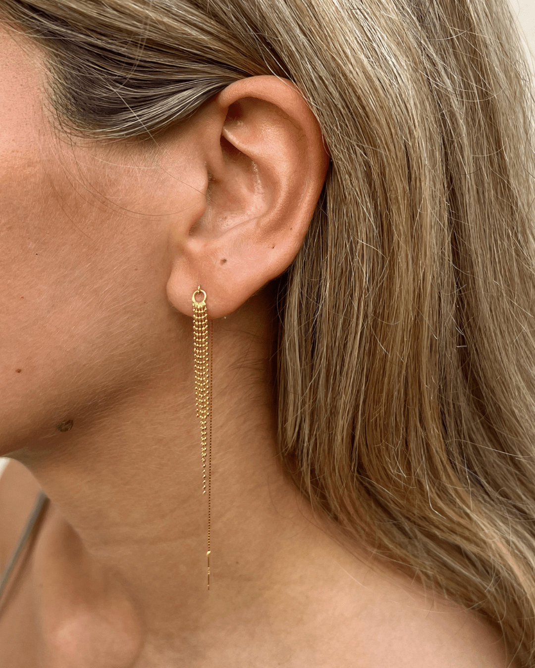 heylove PENDIENTES PENDIENTES MULTI CADENA