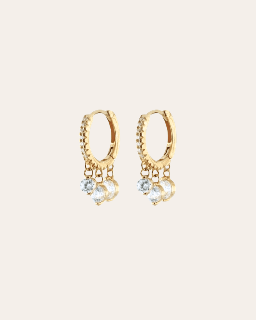 heylove PENDIENTES PENDIENTES MULTI CZ HOOPS