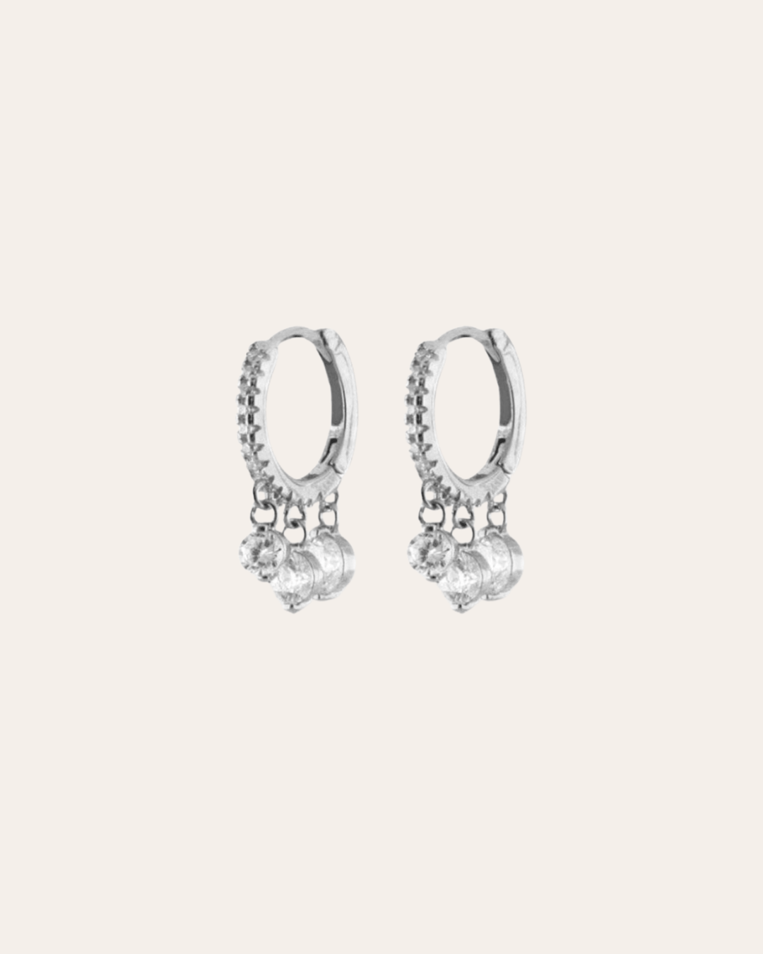 heylove PENDIENTES PENDIENTES MULTI CZ HOOPS