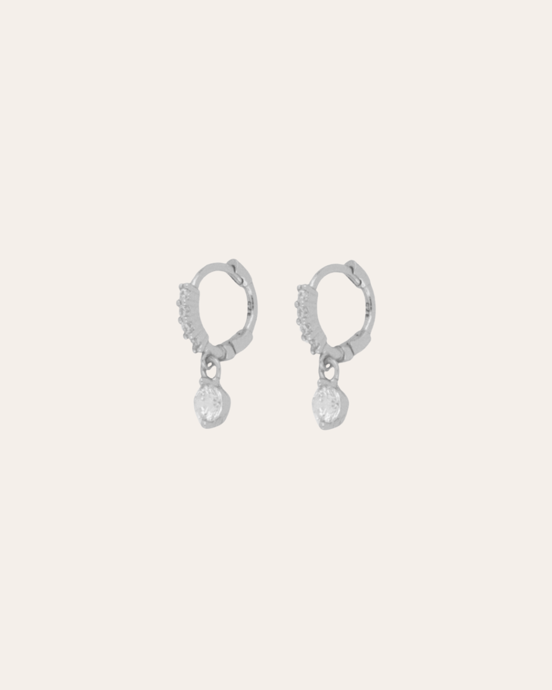 heylove PENDIENTES PENDIENTES ONE MINI CZ HOOPS