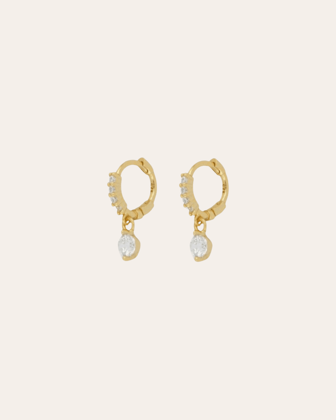 heylove PENDIENTES PENDIENTES ONE MINI CZ HOOPS