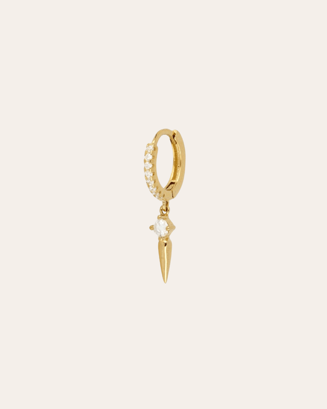 heylove PENDIENTES PENDIENTES PEAK CZ HOOPS