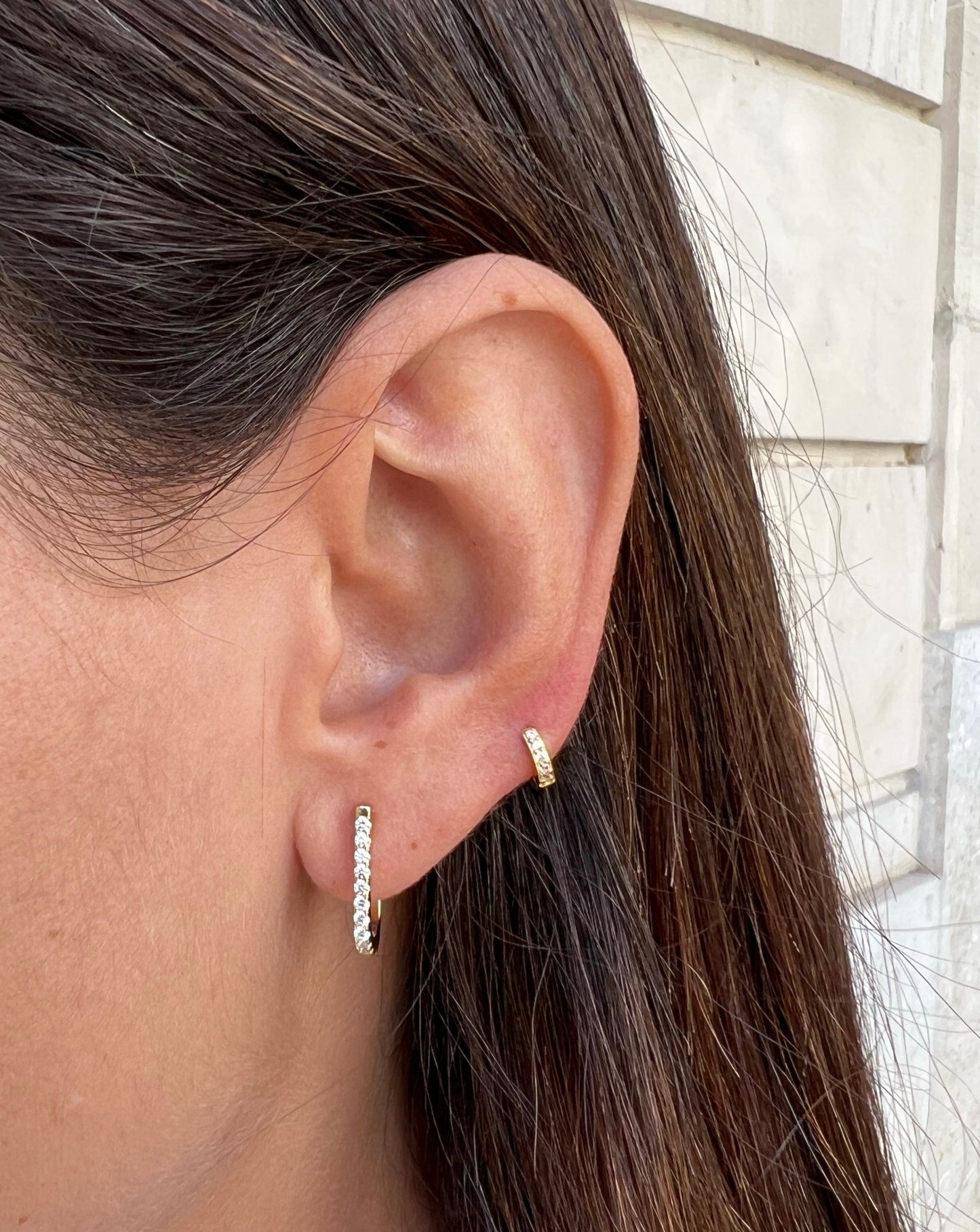 heylove PENDIENTES PENDIENTES RIO RECTANGLE HOOPS