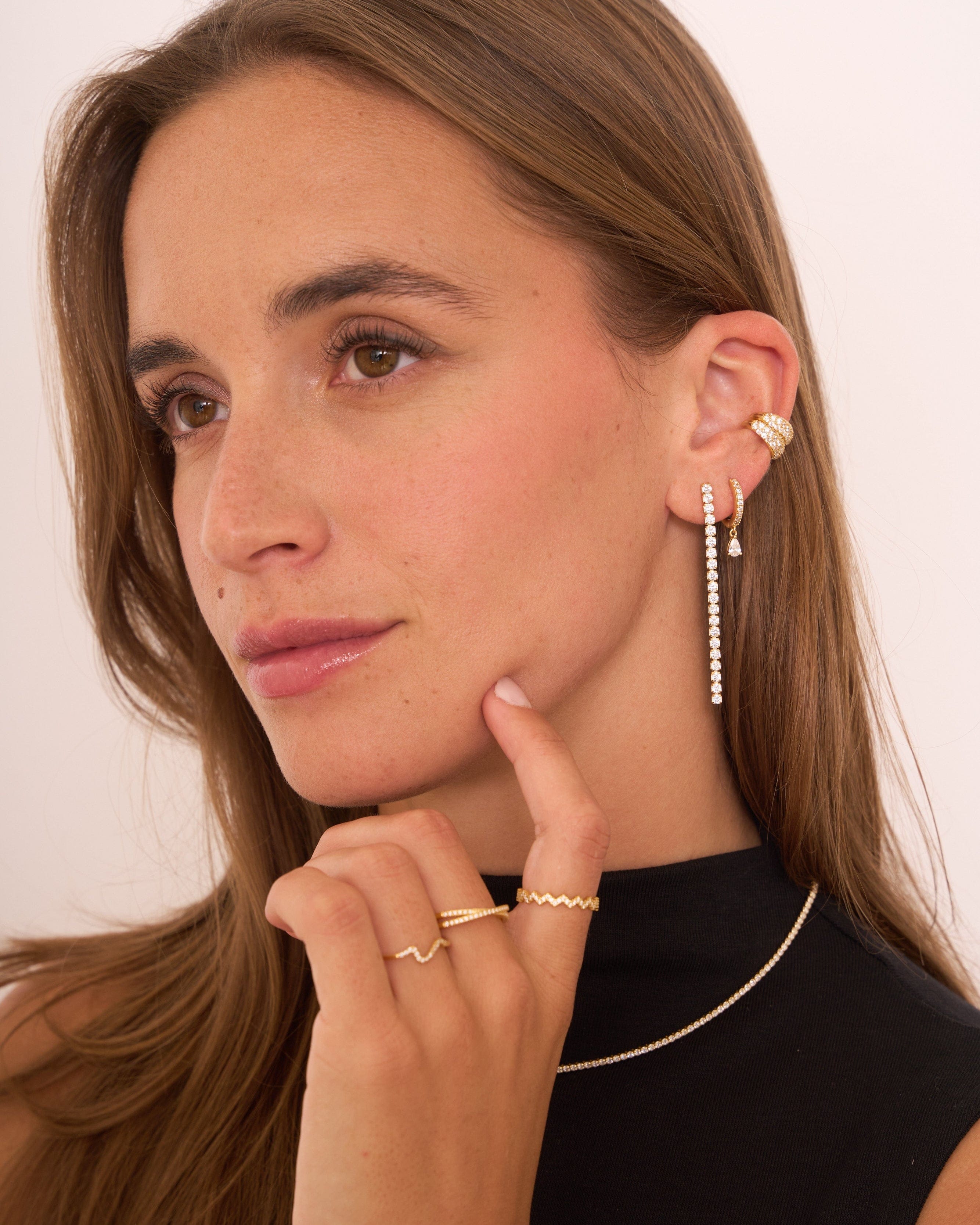 heylove PENDIENTES PENDIENTES RIVIERE GRANDES