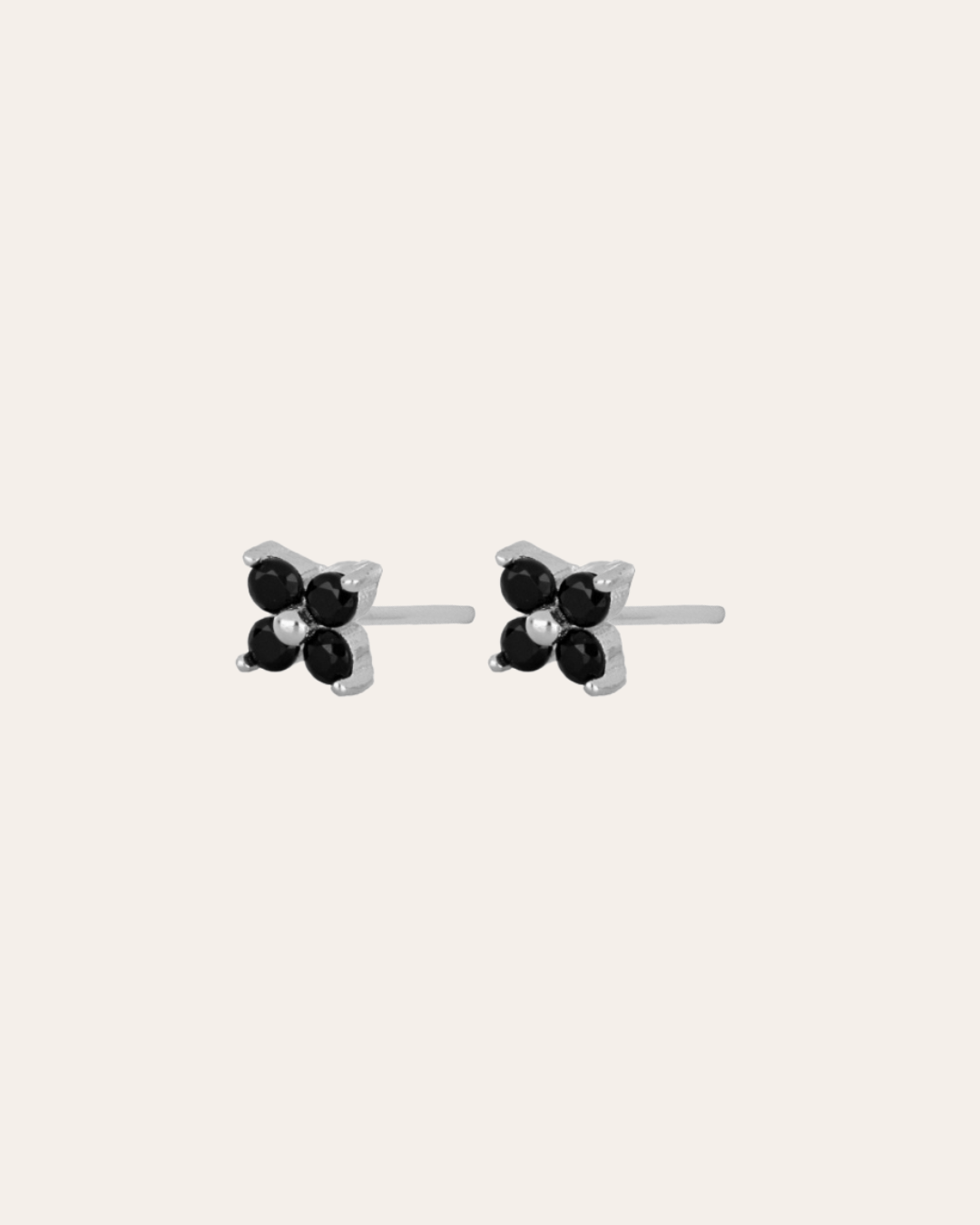 heylove PENDIENTES PENDIENTES SQUARE CZ BLACK