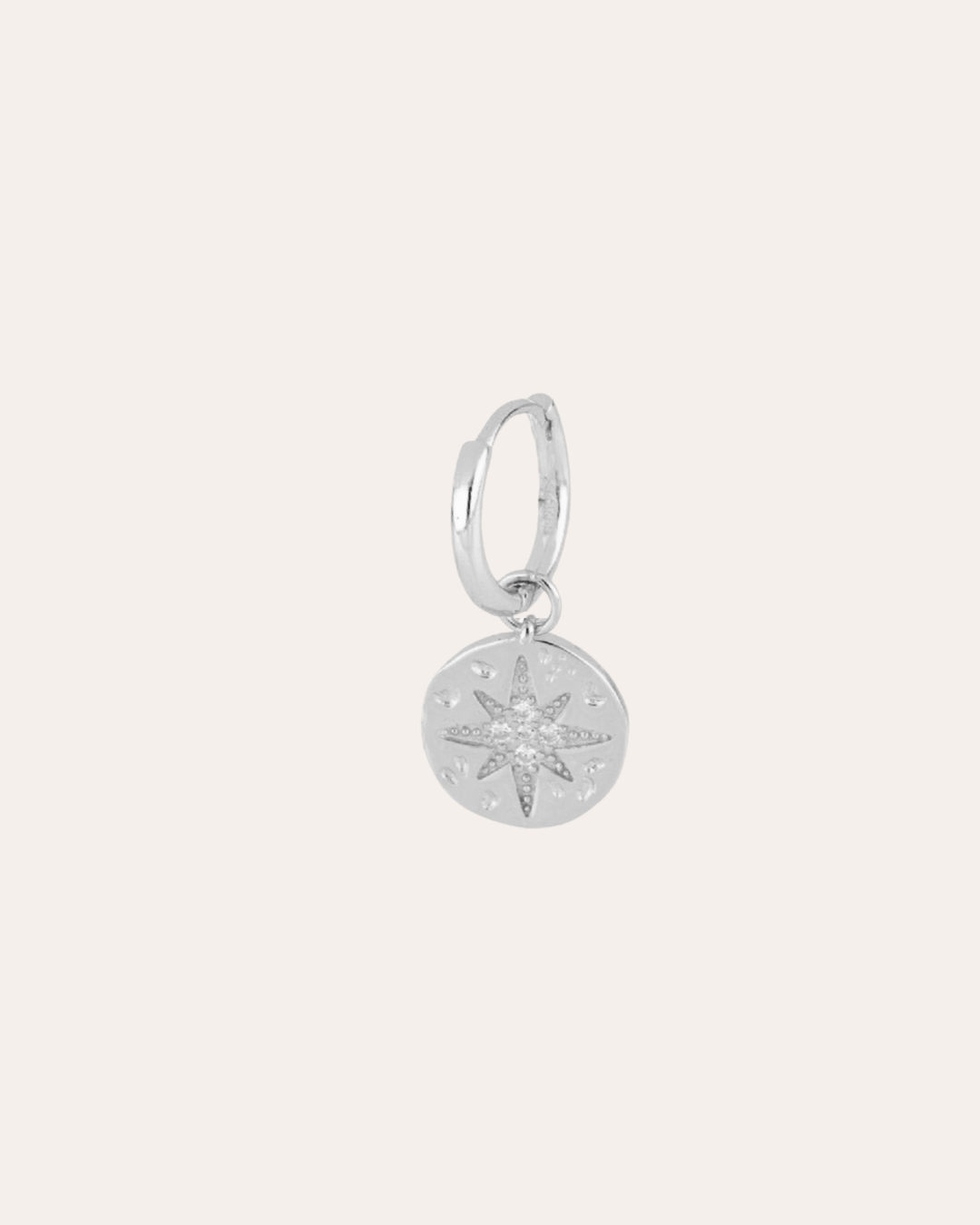 heylove PENDIENTES PENDIENTES STAR MEDAL HOOPS