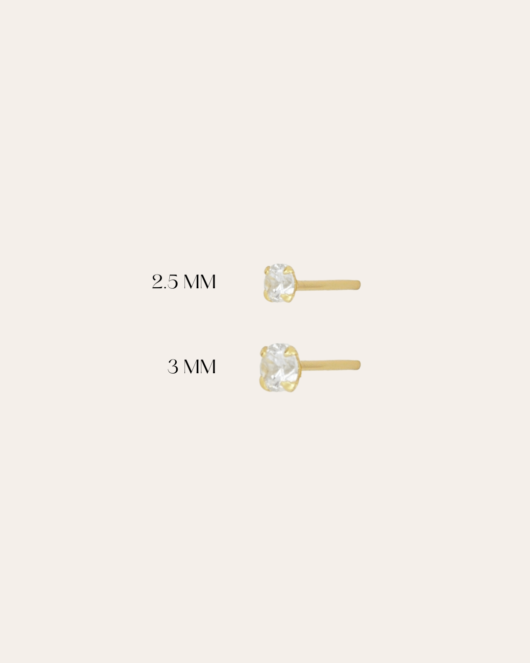 heylove PENDIENTES PENDIENTES TINY DOT CZ