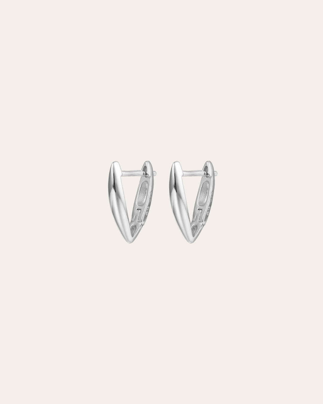 heylove PENDIENTES PENDIENTES TRIANGLE HOOPS 14/16/20 MM