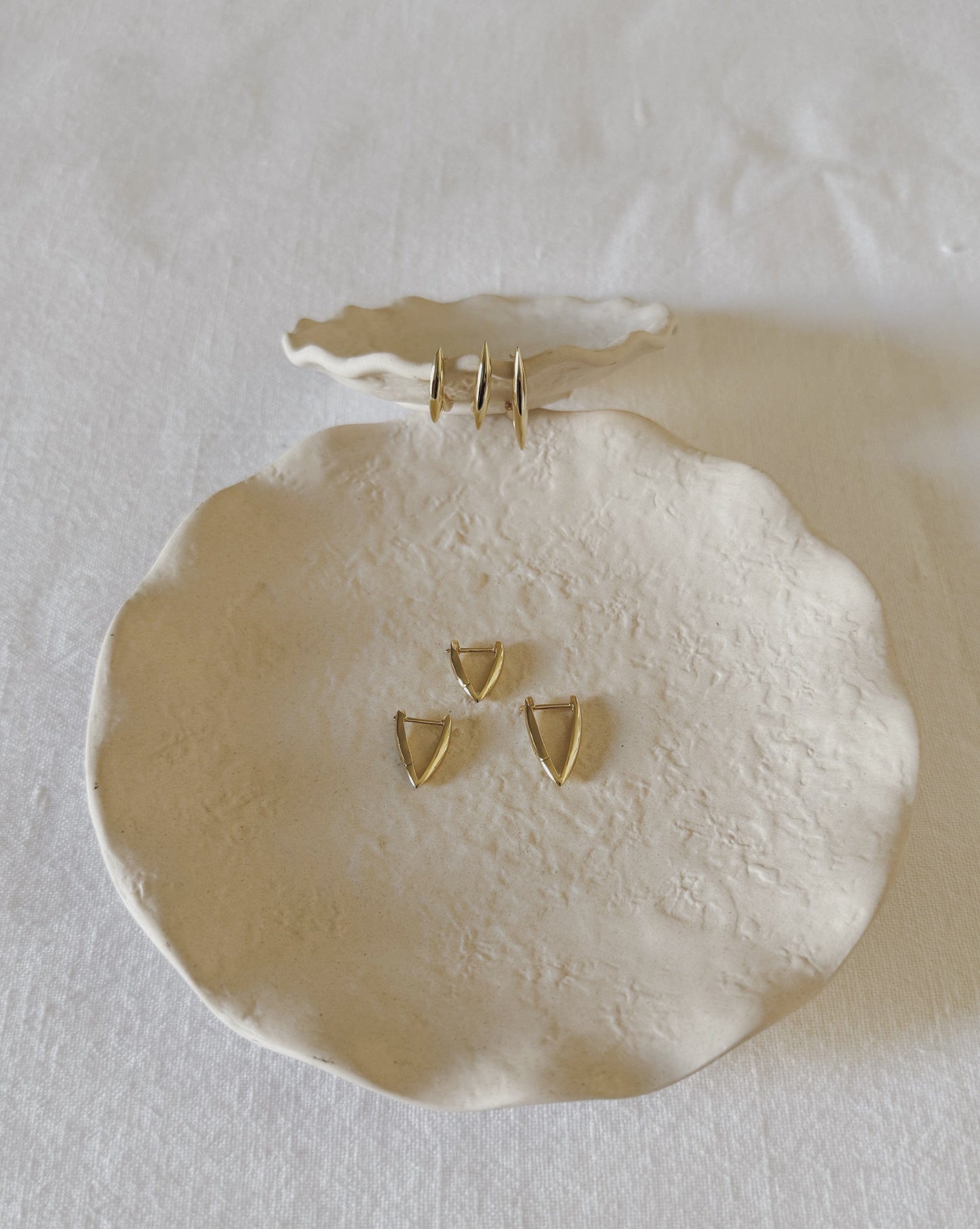 heylove PENDIENTES PENDIENTES TRIANGLE HOOPS 14/16/20 MM