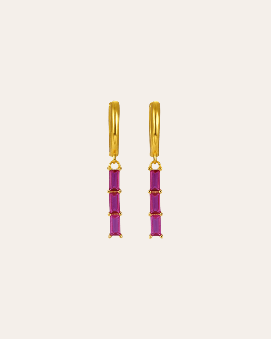 heylove PENDIENTES PENDIENTES TRIPLE REVASSER HOOPS