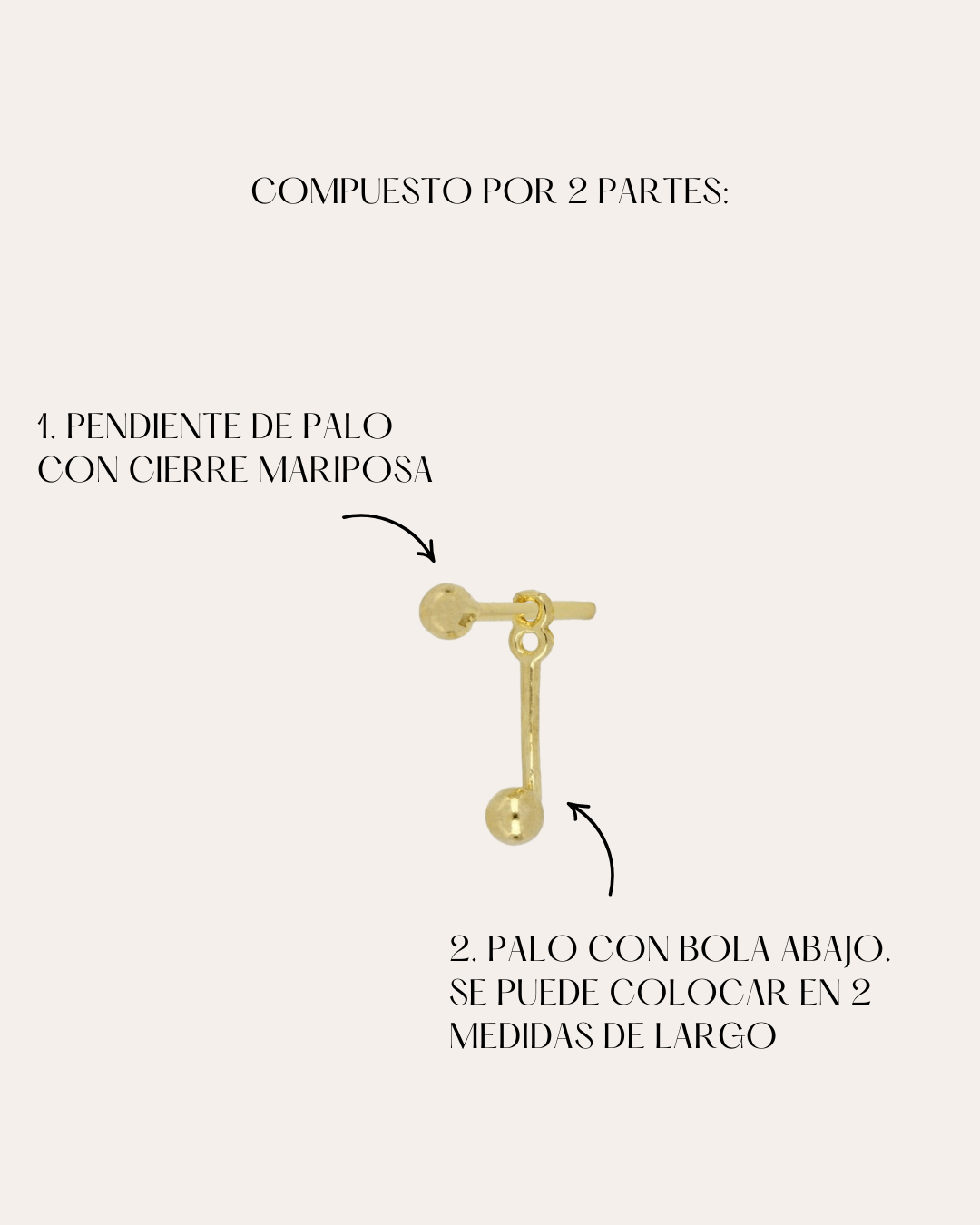 heylove PENDIENTES PENDIENTES TWO DOTS