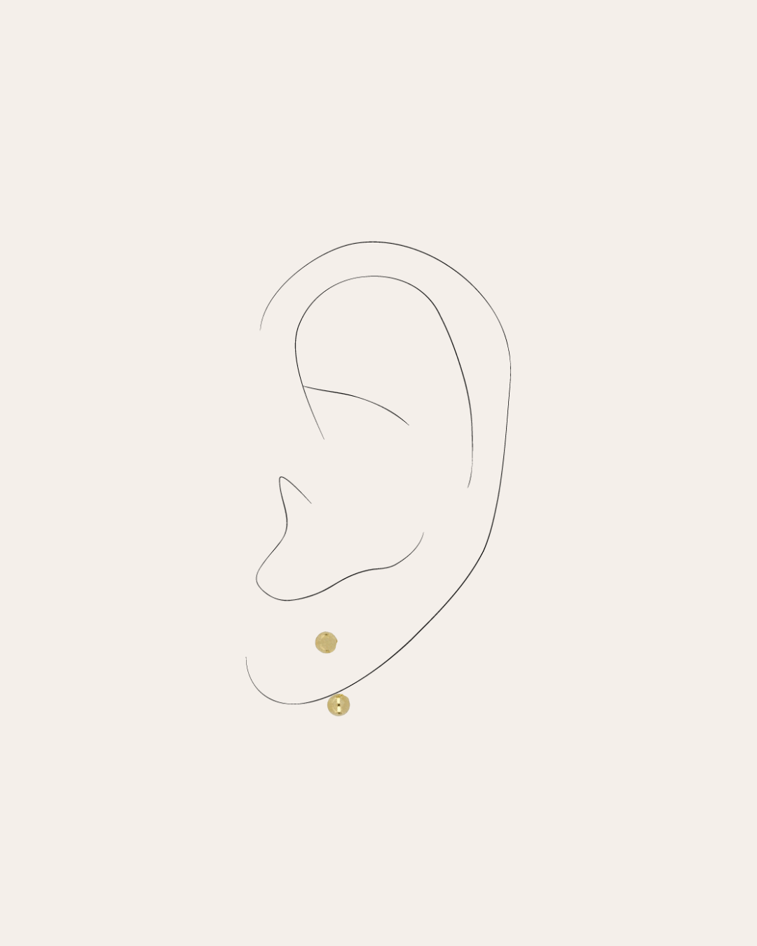 heylove PENDIENTES PENDIENTES TWO DOTS
