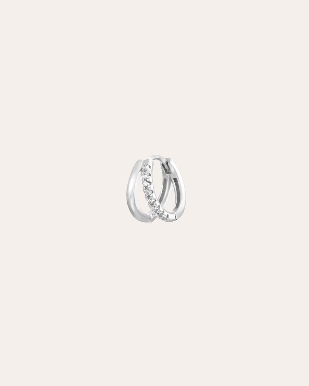 PENDIENTESheylovePENDIENTES TWO ROADS CZ HOOPS | HEYLOVE