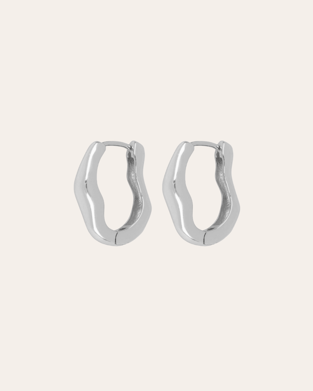 heylove PENDIENTES PENDIENTES WAVE BOLD HOOPS