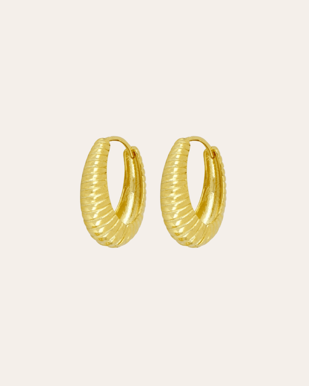 heylove PENDIENTES PENDIENTES WILD SAND HOOPS 20 MM