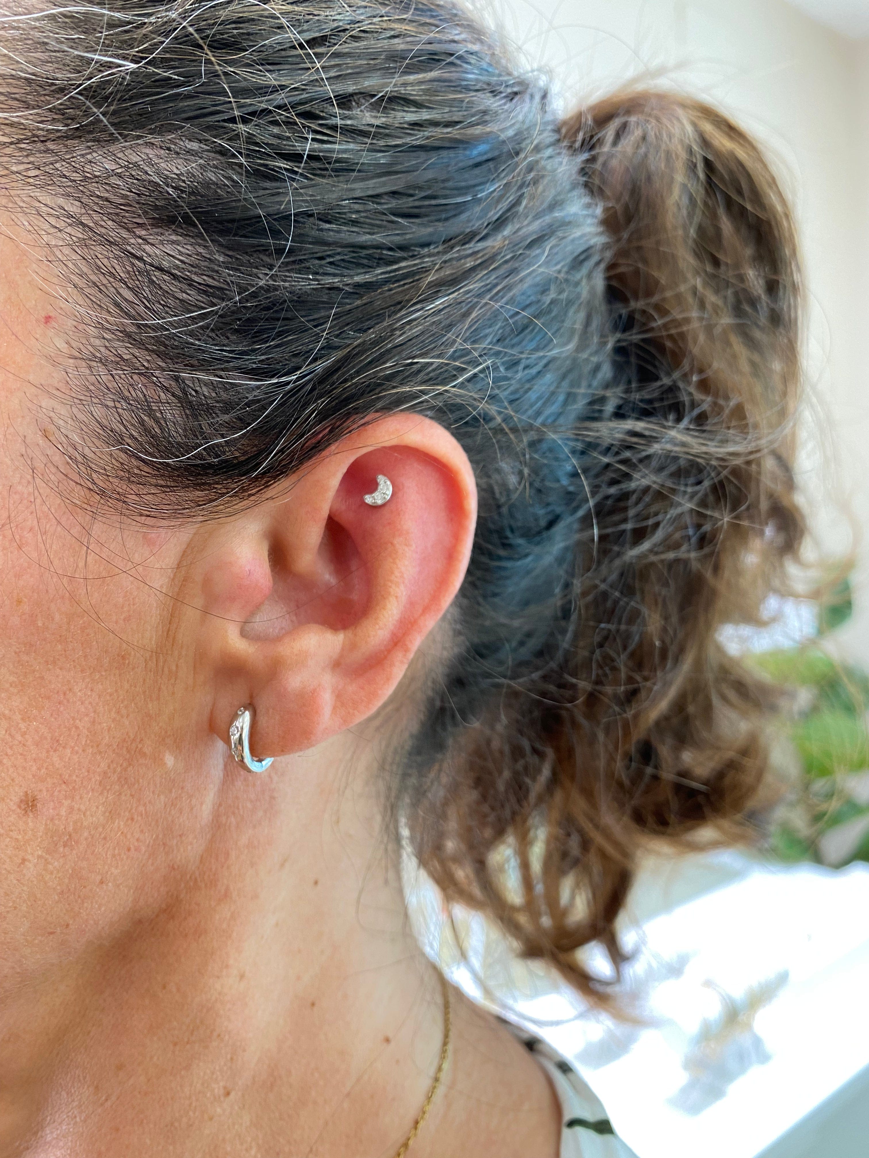 heylove PENDIENTES PIERCING COSMIC LUNA