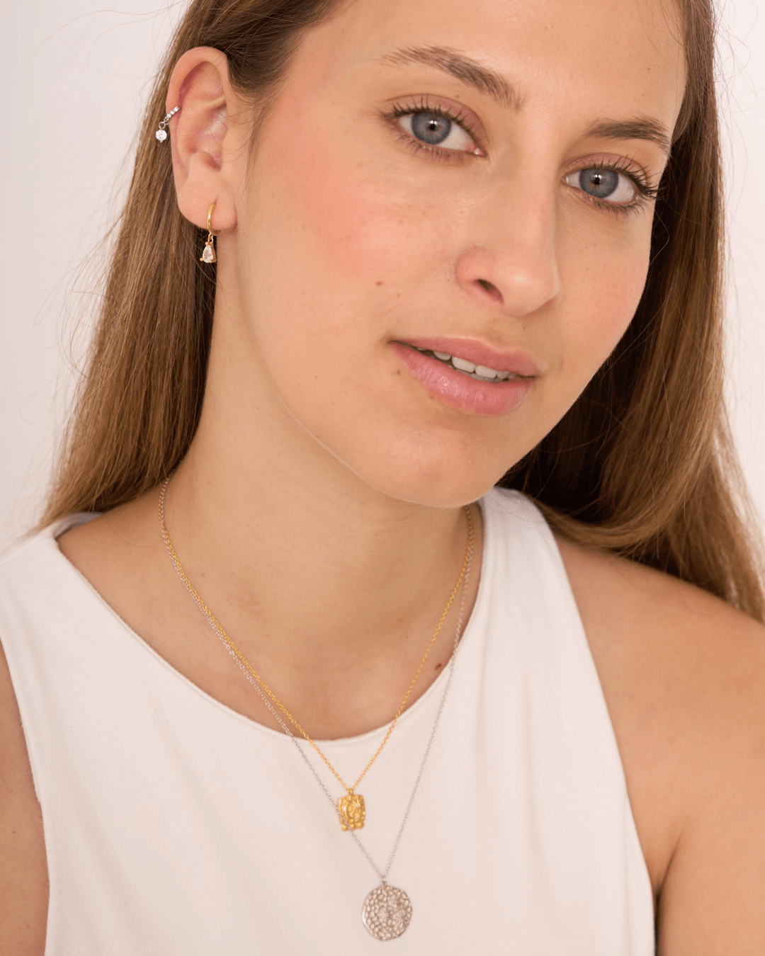 heylove PENDIENTES PIERCING ONE MINI CZ HOOP