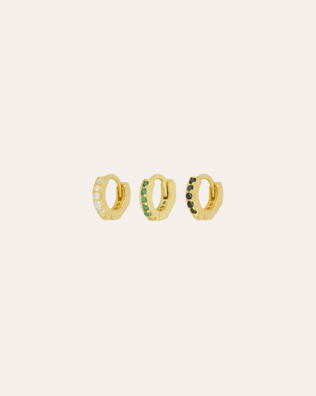 PIERCINGheylovePendientes extra mini cz hoops 8mm | heylove