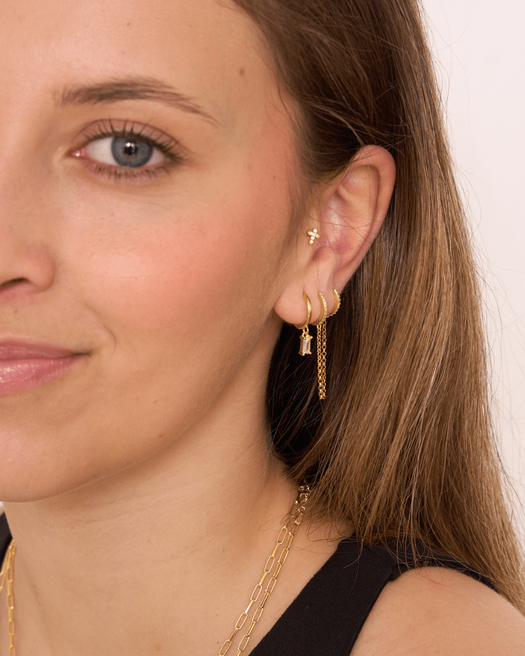 heylove PIERCING PIERCING CROSS CZ