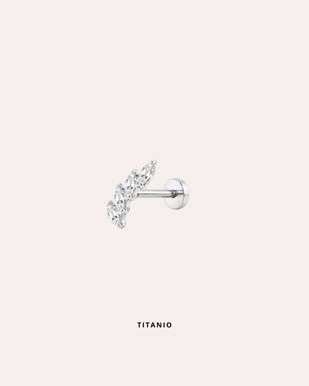 heylove PIERCING PIERCING LABRET FLOR DE 4 CZ