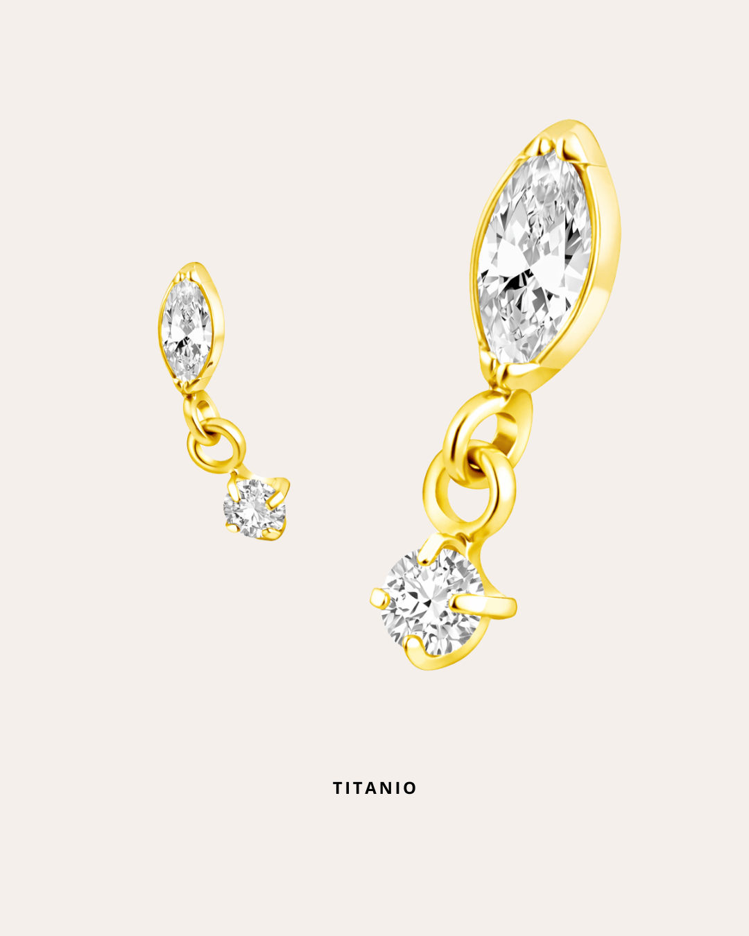 heylove PIERCING PIERCING LABRET GOTA CZ