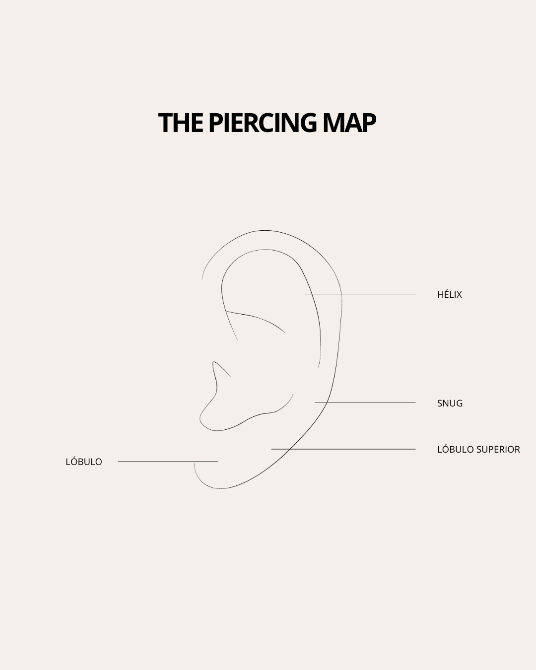 heylove PIERCING PIERCING RIVIERE DOBLE 10/12 MM