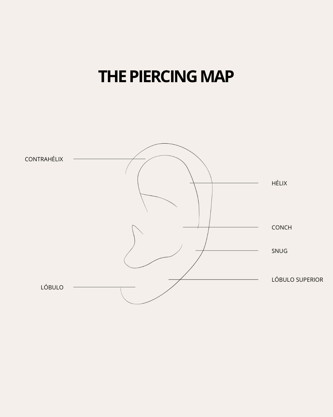 heylove PIERCING PIERCING THIN CORAZON