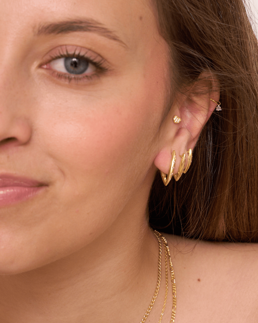 heylove PIERCING PIERCING TRIANGLE CZ HOOP