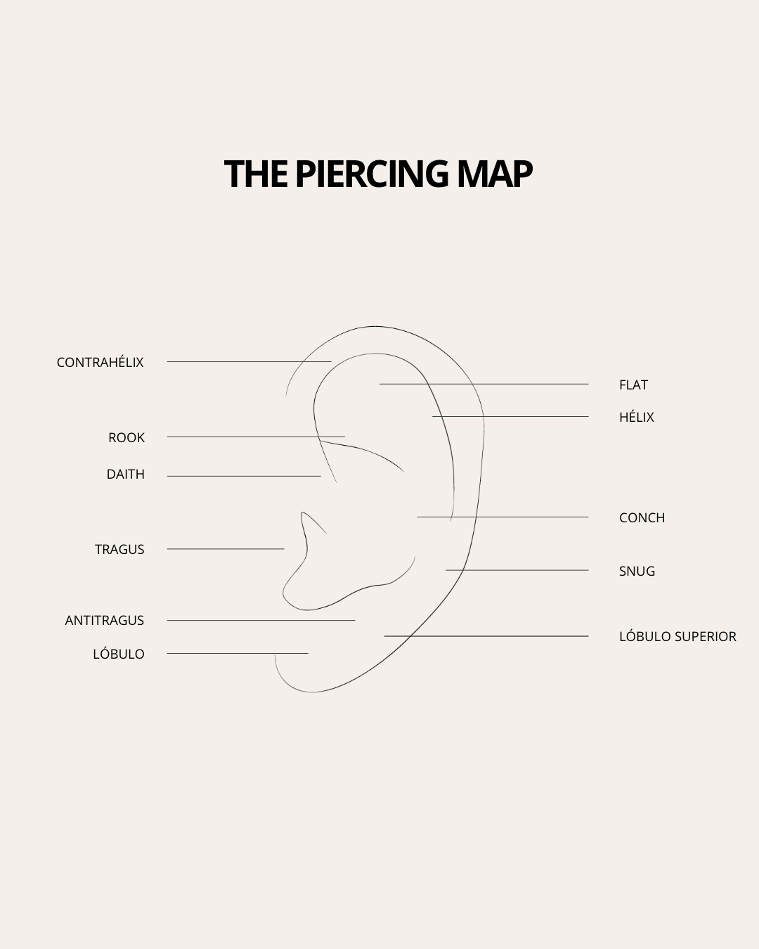 heylove PIERCING PIERCING VINTAGE HOOP