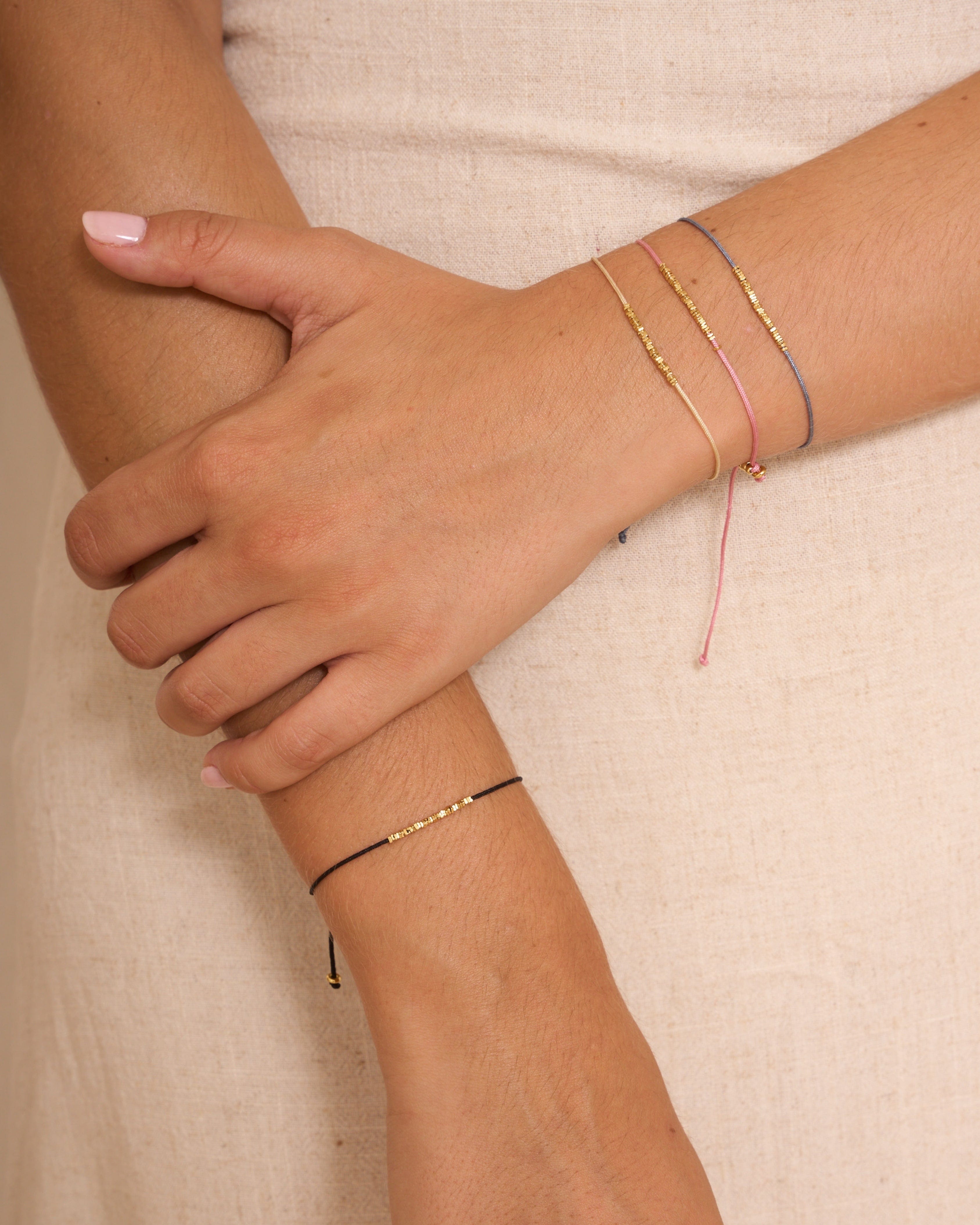 heylove PULSERAS PULSERA DE CORDON FINO AJUSTABLE