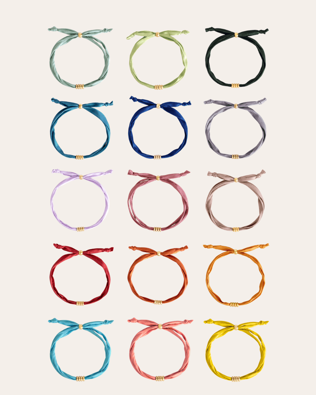 heylove PULSERAS PULSERA DE SEDA DOBLE