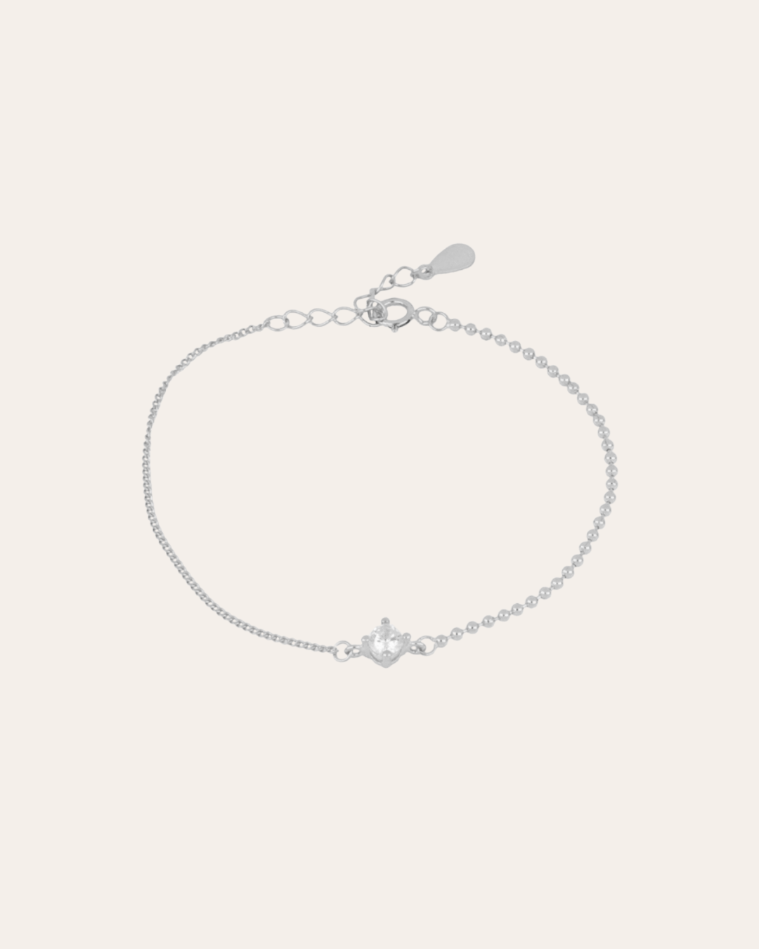 heylove PULSERAS PULSERA HALF CHAIN CZ