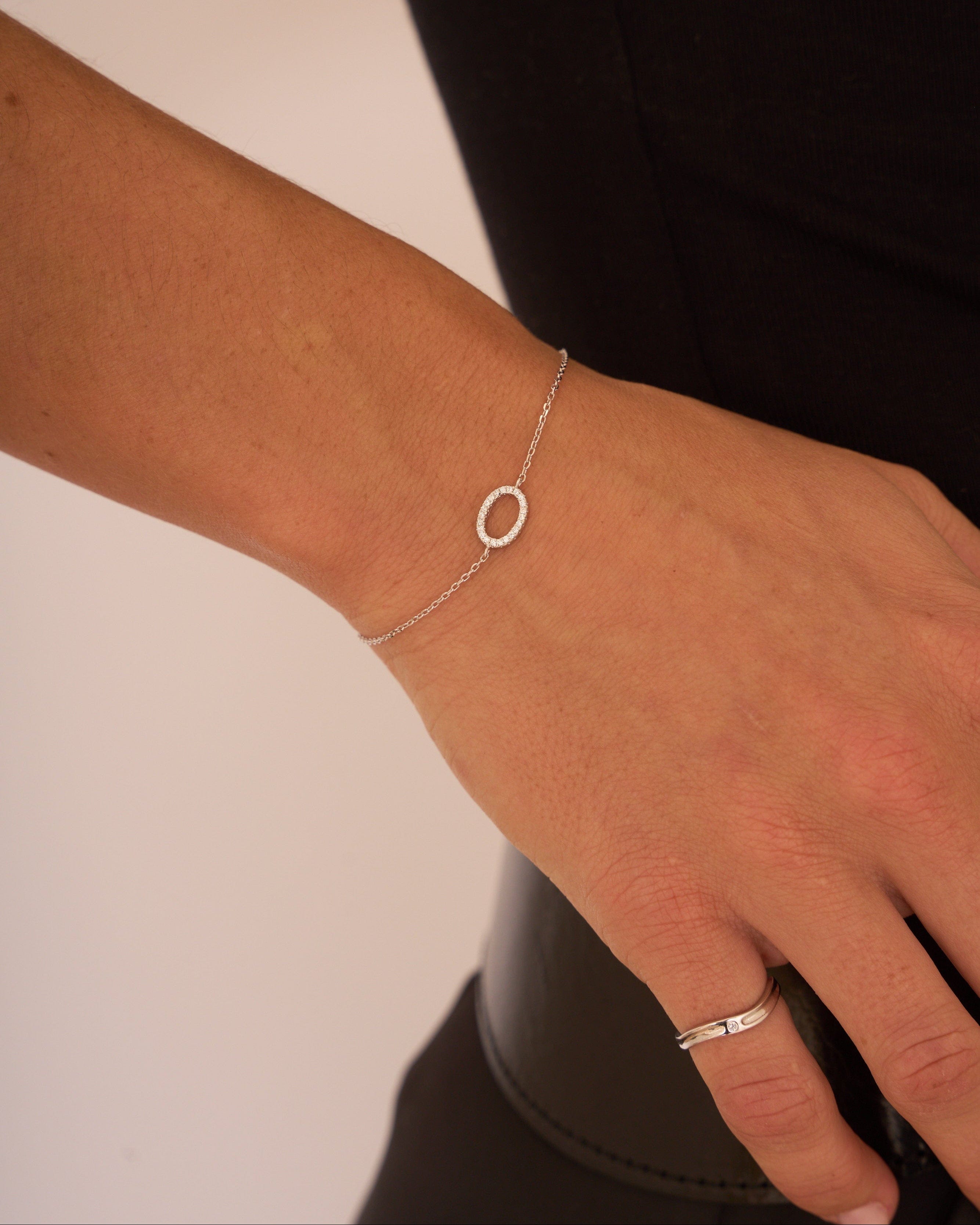 heylove PULSERAS PULSERA LITTLE OVAL CZ