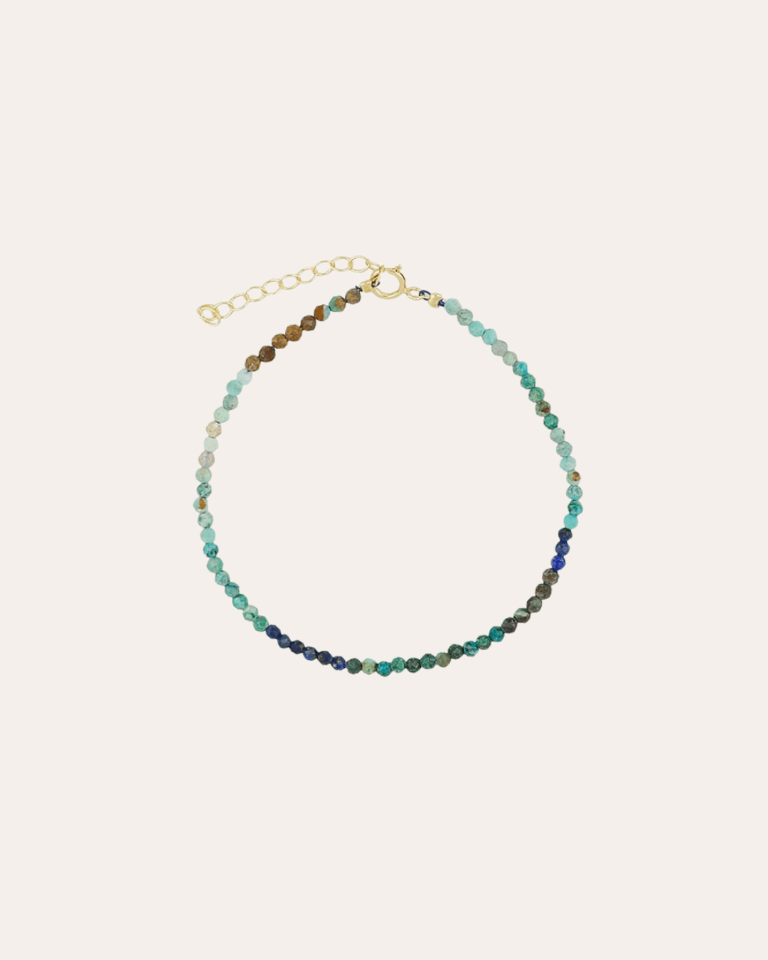 heylove PULSERAS PULSERA MINERAL CRISOCOLA & LAPISLAZULI 2.2 MM