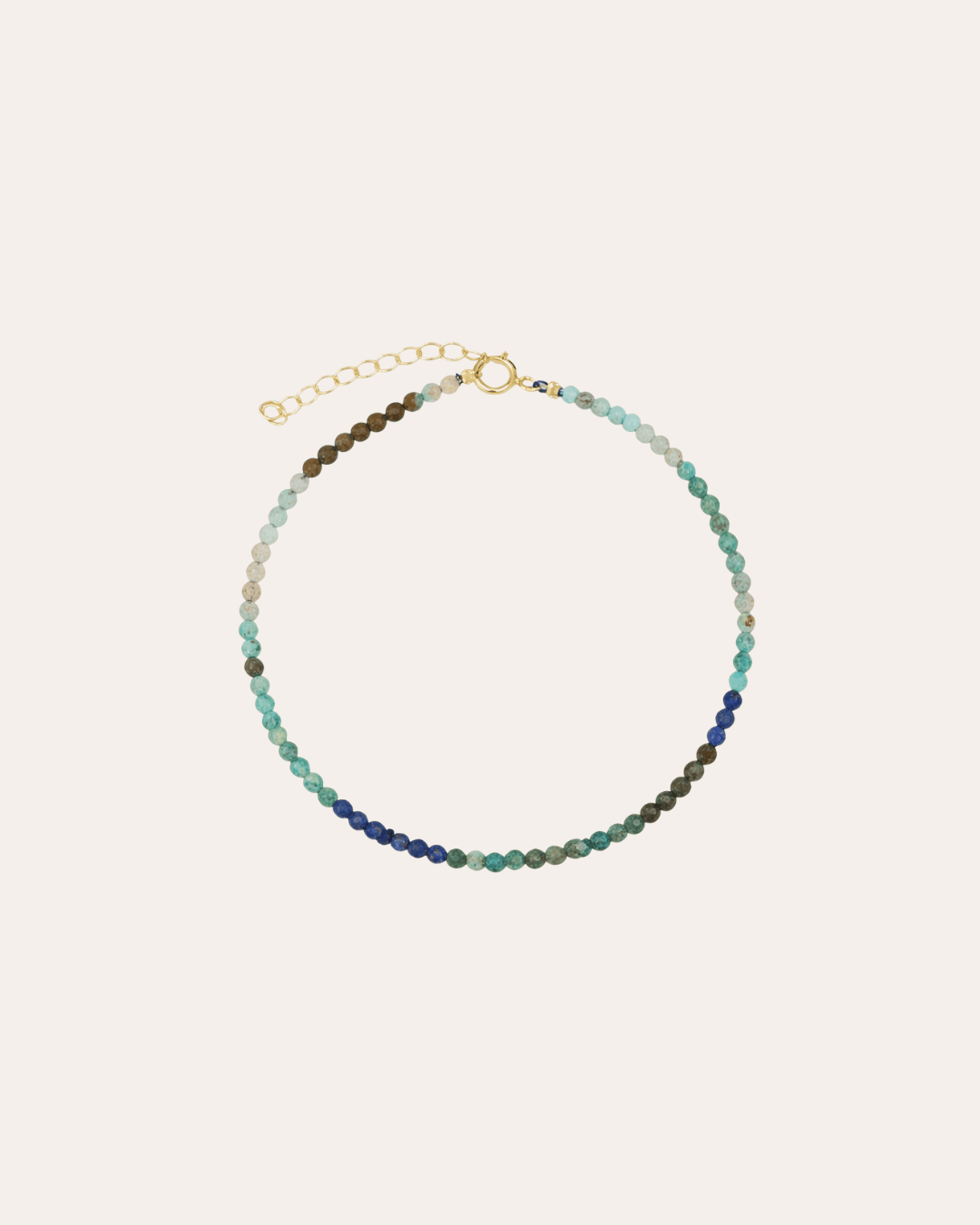 heylove PULSERAS PULSERA MINERAL CRISOCOLA & LAPISLAZULI 2.2 MM