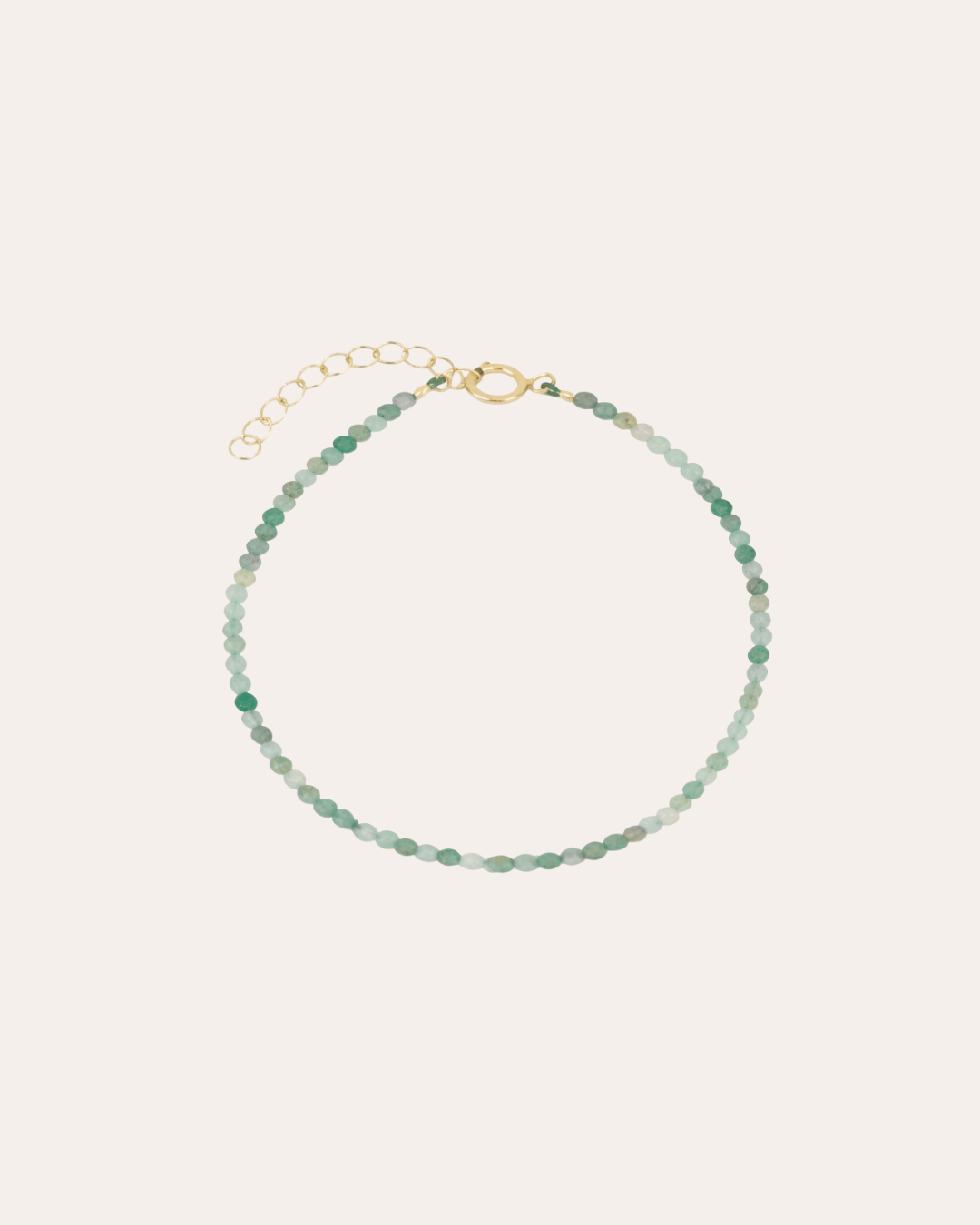 heylove PULSERAS PULSERA MINERAL ESMERALDA 2 MM