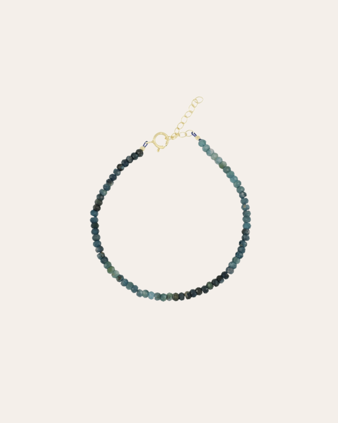 heylove PULSERAS PULSERA MINERAL TURMALINA AZUL 2/3 MM