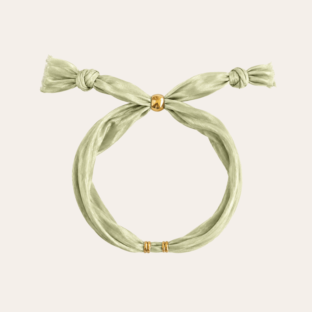 heylove PULSERAS PULSERA SEDA PARA PERSONALIZAR SALVIA