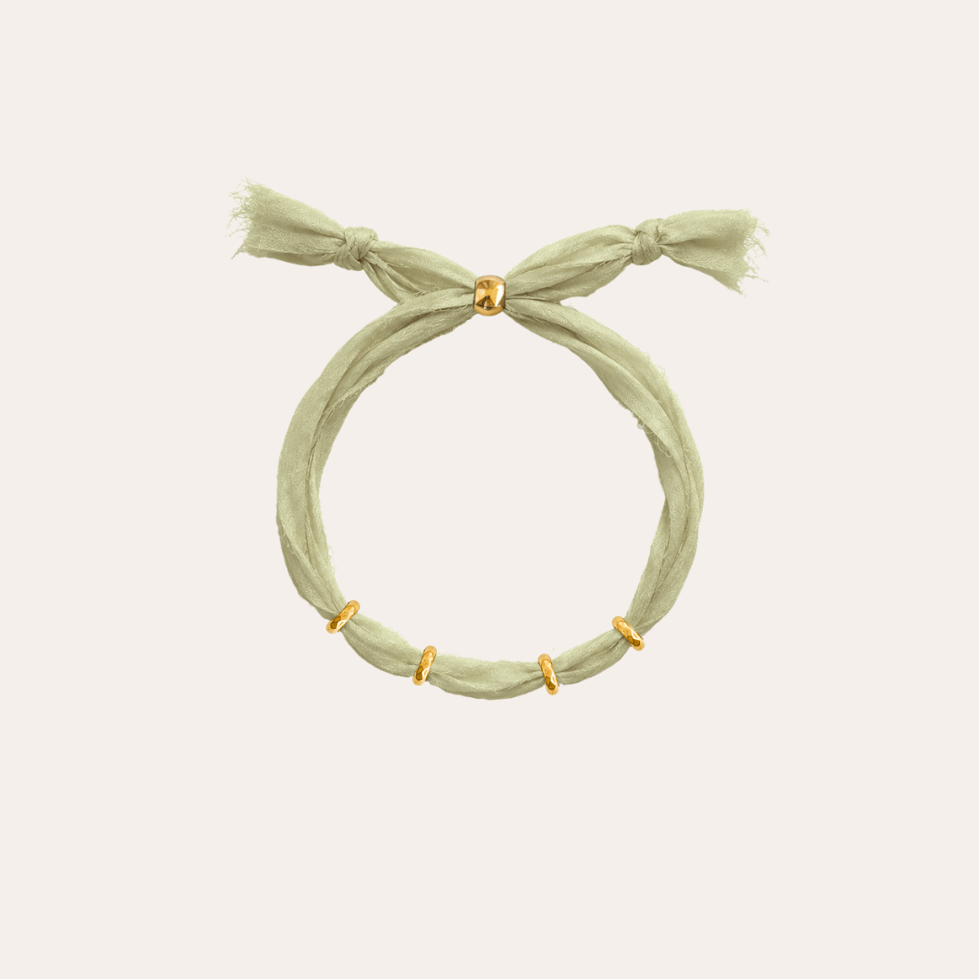 heylove PULSERAS PULSERA SEDA PARA PERSONALIZAR SALVIA