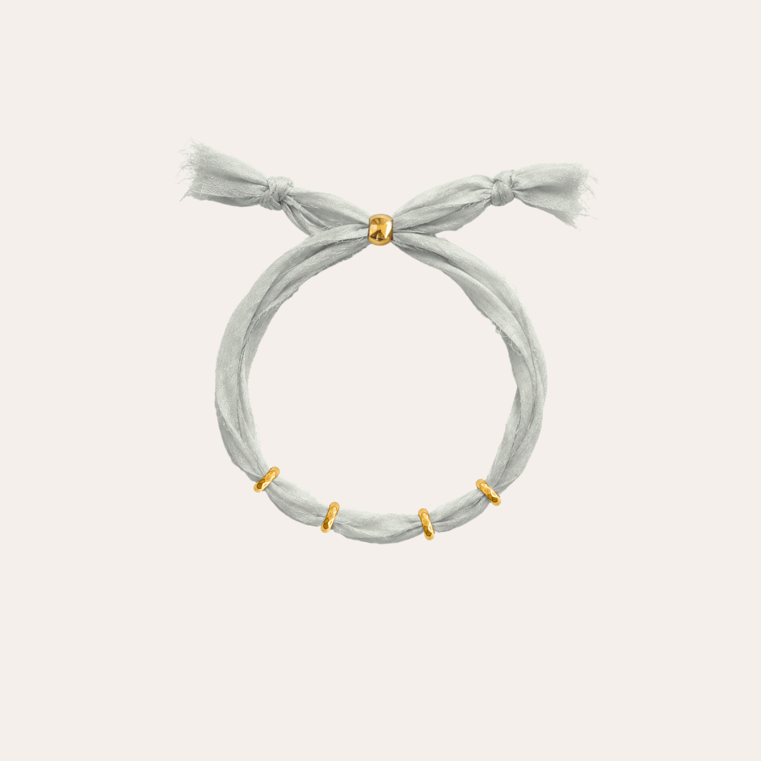 heylove PULSERAS PULSERA SEDA PARA PERSONALIZAR ZEN BLUE