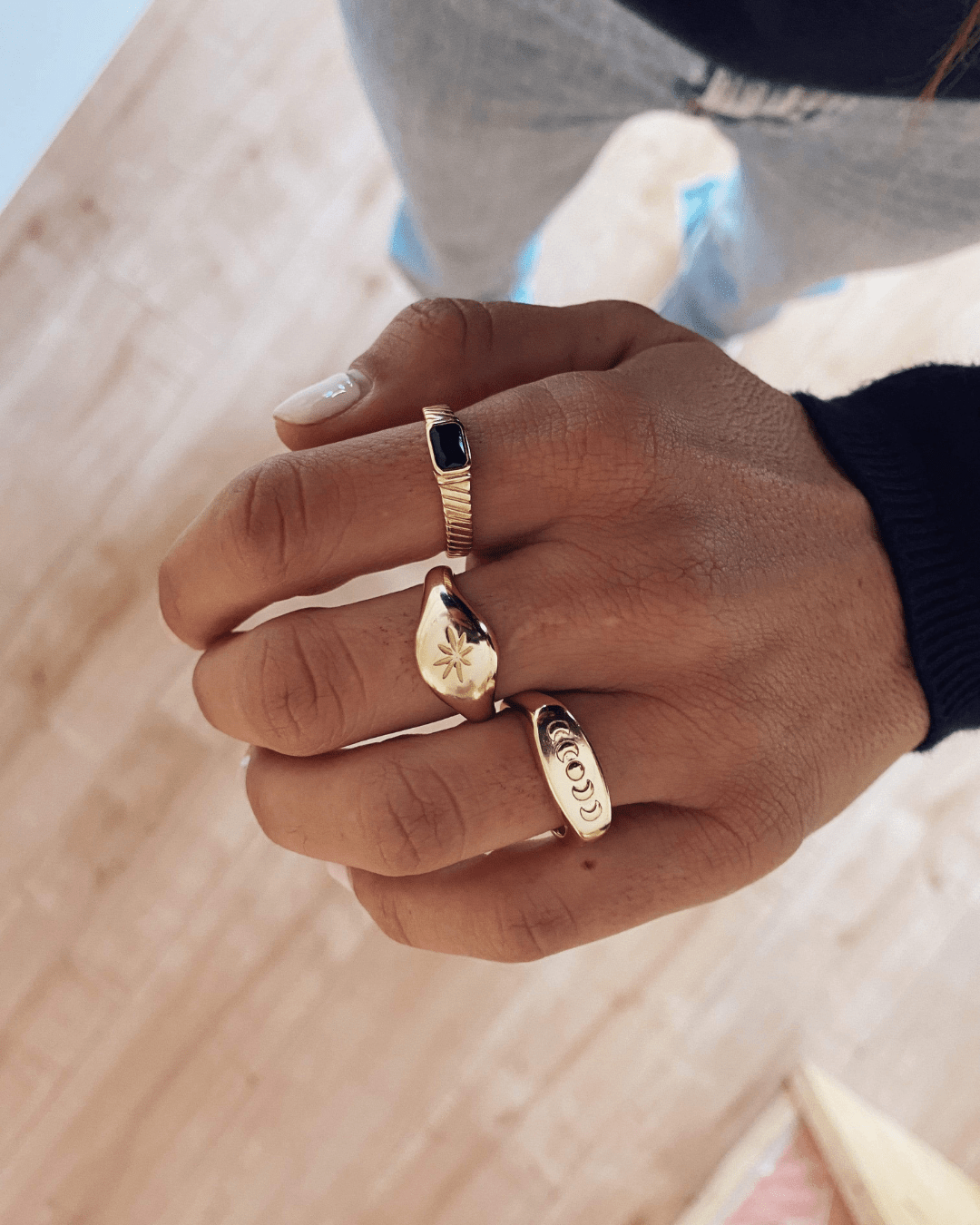 LAST CHANCEheyloveAnillo circonita negra | heylove