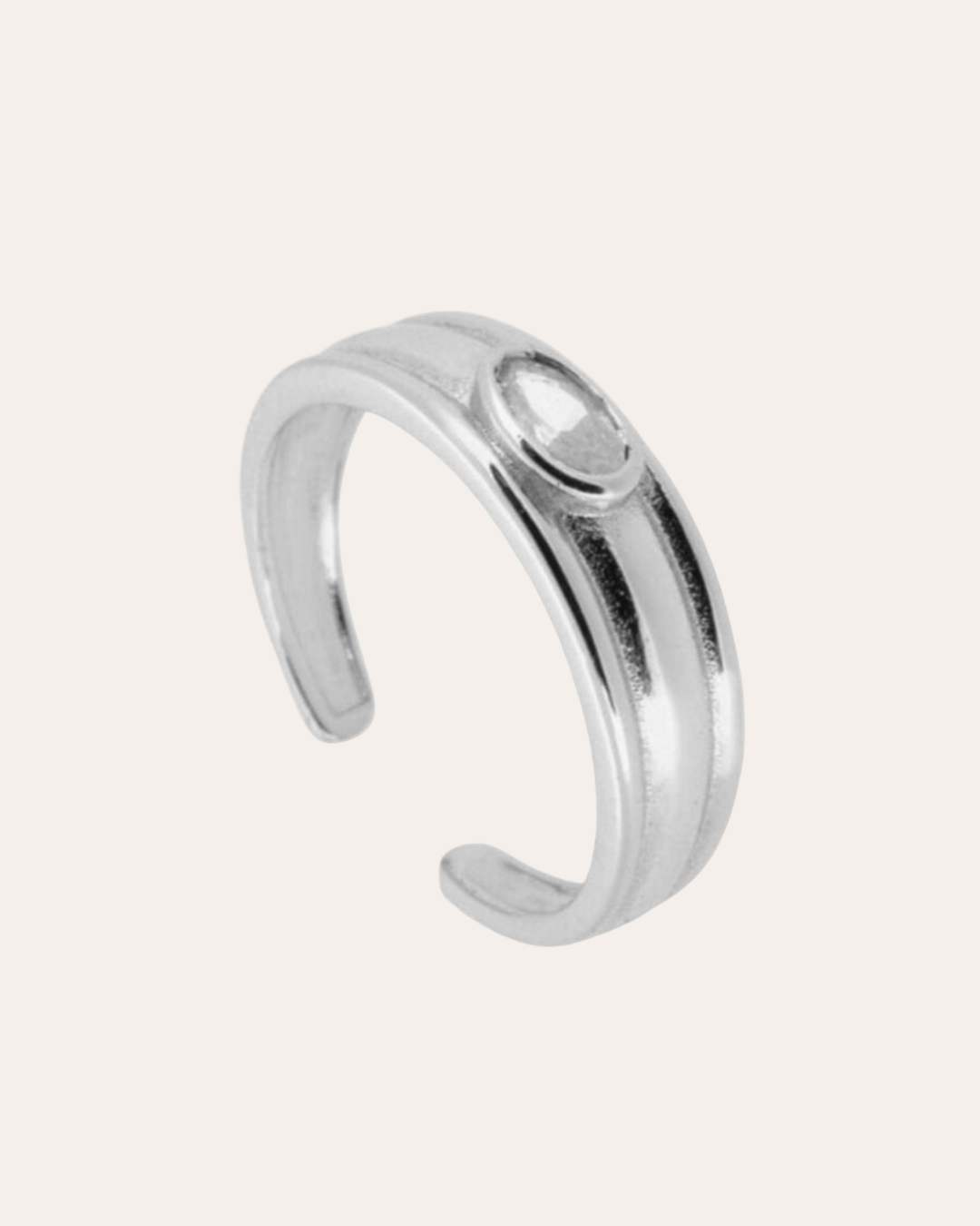 LAST CHANCEheyloveAnillo coronette cz blanca | heylove